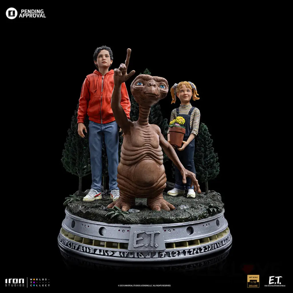 E.t. Elliot And Gertie Deluxe Art Scale 1/10 Figure