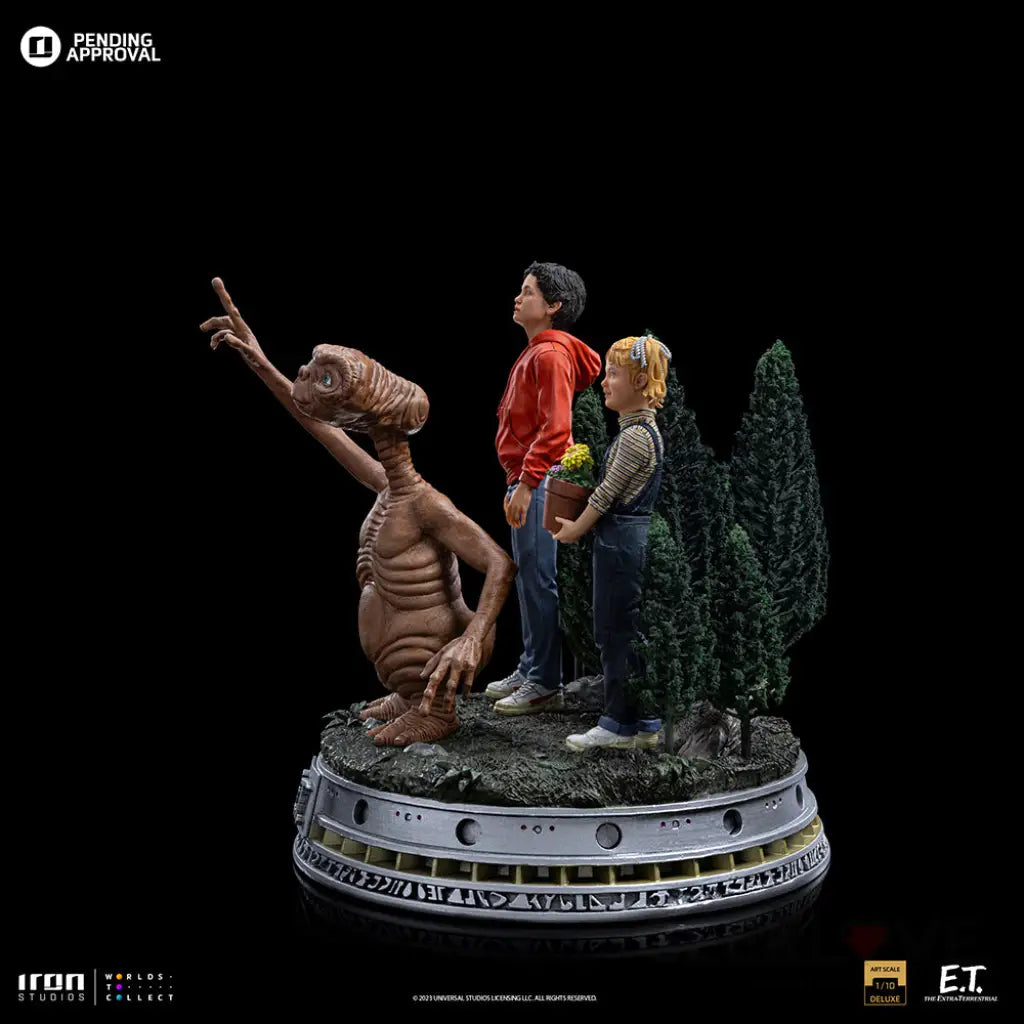 E.t. Elliot And Gertie Deluxe Art Scale 1/10 Figure