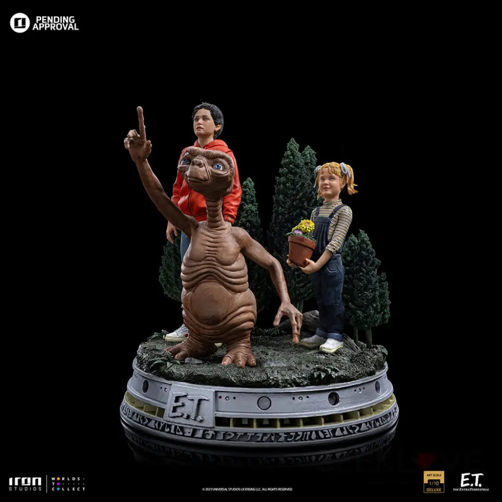 E.t. Elliot And Gertie Deluxe Art Scale 1/10 Figure