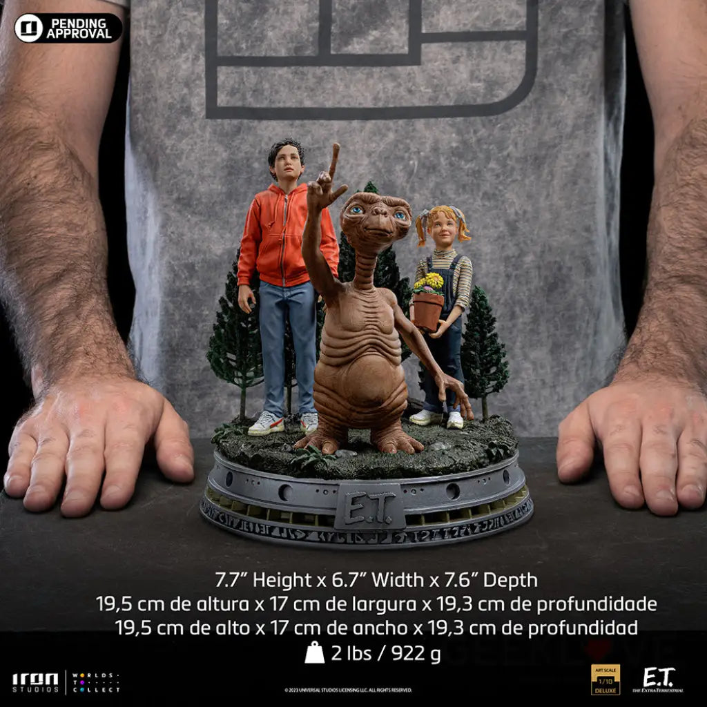 E.t. Elliot And Gertie Deluxe Art Scale 1/10 Figure