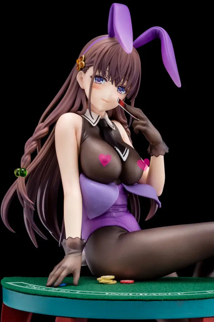 Elfine Phillet Wearing Flower’s Purple Bunny Costume With Nip Slip 18 +