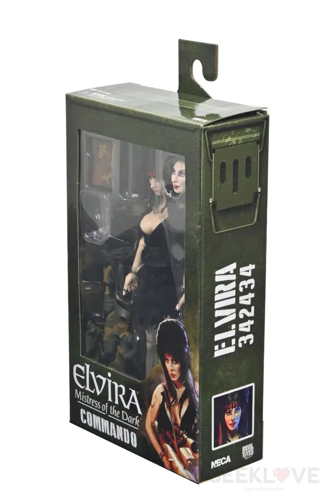 Elvira 8in Commando Elvira Action figure