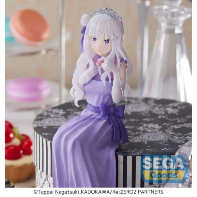 Emilia (Dressed Up Party Ver.) Perching Figure