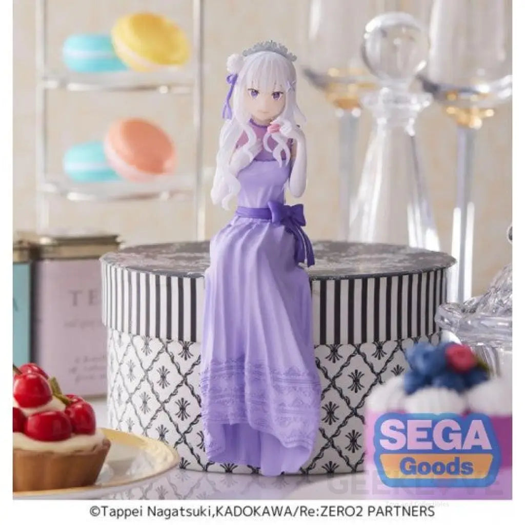 Emilia (Dressed Up Party Ver.) Perching Figure - GeekLoveph