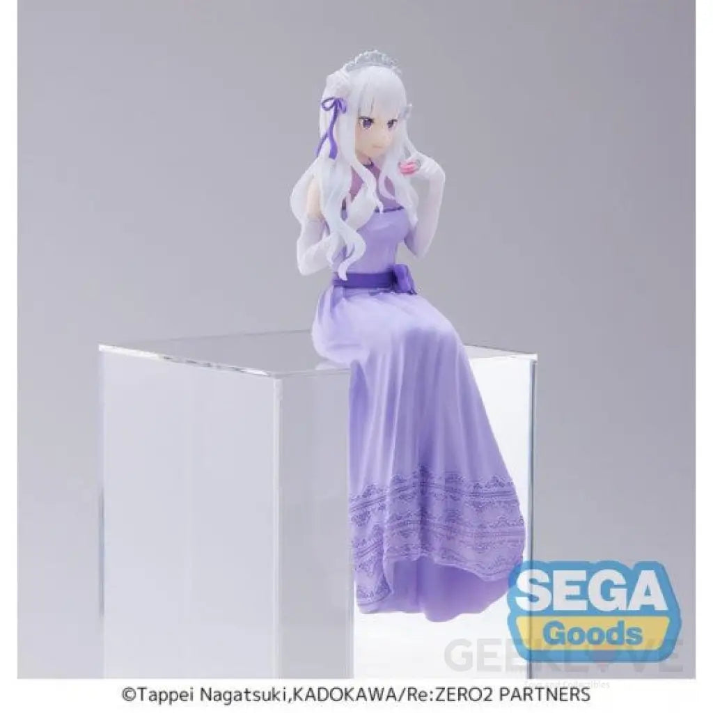 Emilia (Dressed Up Party Ver.) Perching Figure - GeekLoveph