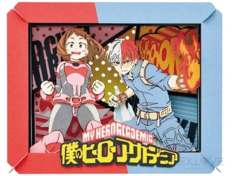 Ensky Paper Theater: My Hero Academia (PT161) Ochako Uraraka & Shoto Todoroki