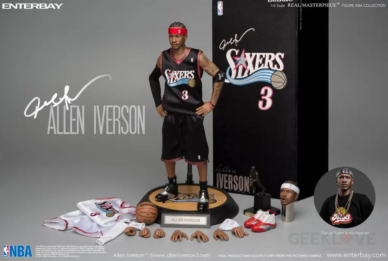ENTERBAY: 1/6 ALLEN IVERSON ACTION FIGURE NEW UPGRADED RE-EDITION