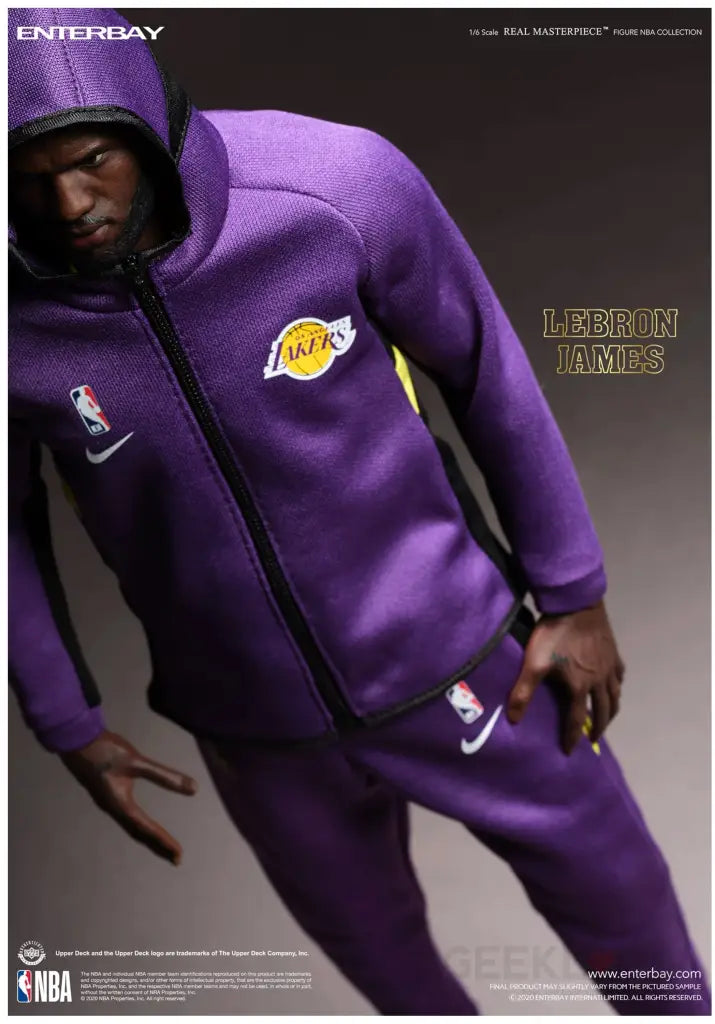 Enterbay Masterpiece Nba Collection Lebron James 1/6 Scale Figure Preorder