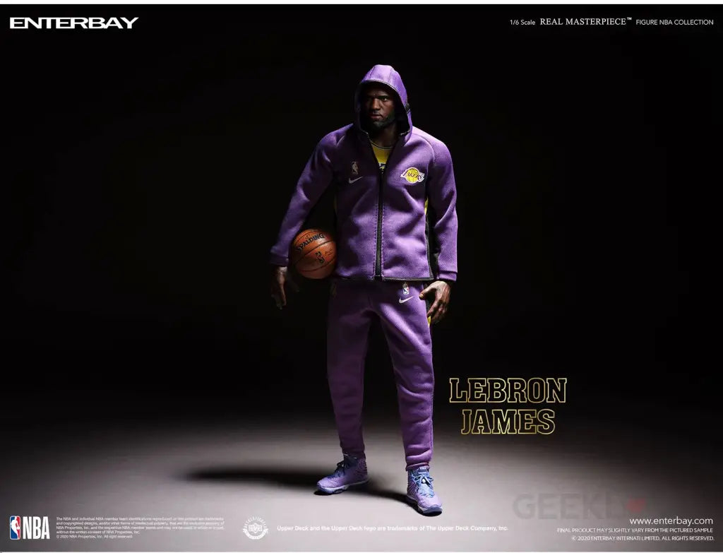 Enterbay Masterpiece Nba Collection Lebron James 1/6 Scale Figure Preorder