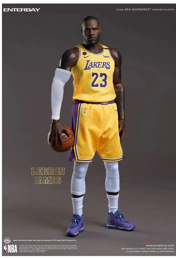 Enterbay Masterpiece Nba Collection Lebron James 1/6 Scale Figure Preorder