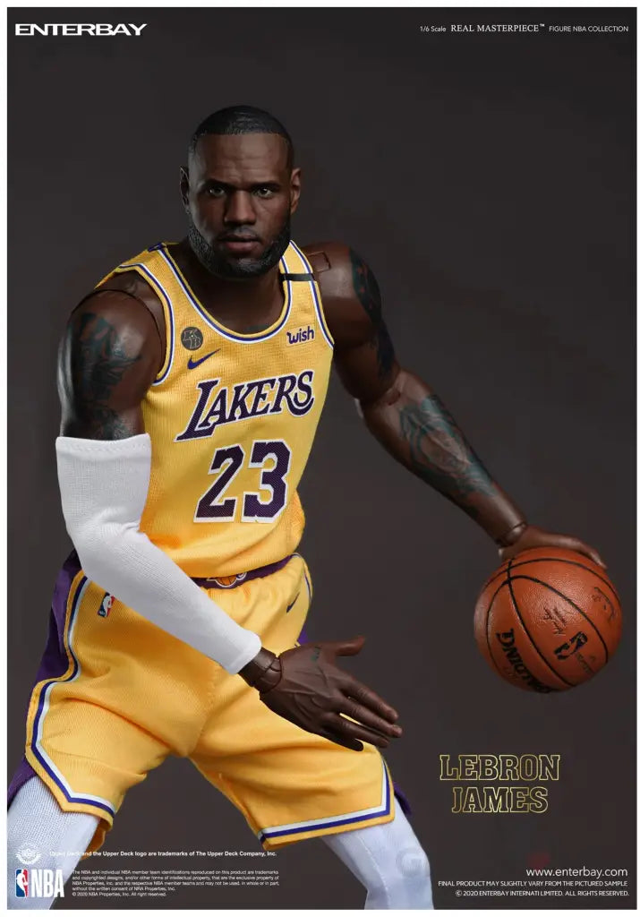 Enterbay Masterpiece Nba Collection Lebron James 1/6 Scale Figure Preorder