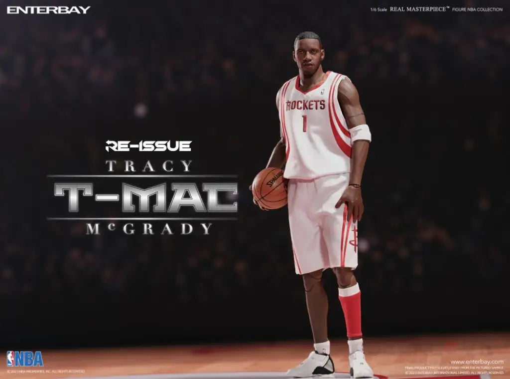 Enterbay Real Masterpiece Nba Collection Tracy Mcgrady ( Limited Retro Edition) Action Figure