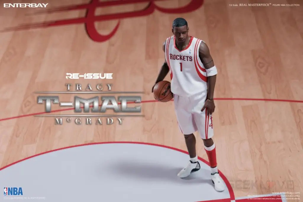 Enterbay Real Masterpiece Nba Collection Tracy Mcgrady ( Limited Retro Edition) Action Figure