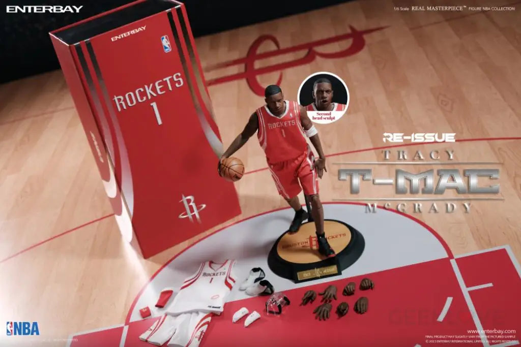 Enterbay Real Masterpiece Nba Collection Tracy Mcgrady ( Limited Retro Edition) Action Figure