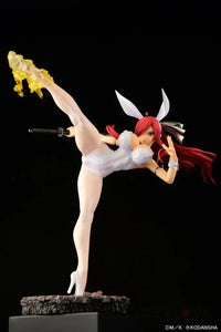 Erza Scarlet High Kick Ver. White Bunny Pre Order Price Scale Figure