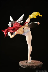 Erza Scarlet High Kick Ver. White Bunny Scale Figure