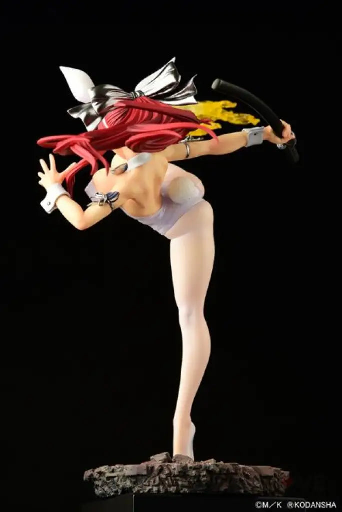 Erza Scarlet High Kick Ver. White Bunny Scale Figure