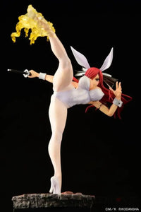 Erza Scarlet High Kick Ver. White Bunny Scale Figure