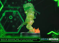 F4F Metal Gear Solid 8" Solid Snake (Stealth Camouflage Neon Green) SD Limited Edition Statue - GeekLoveph