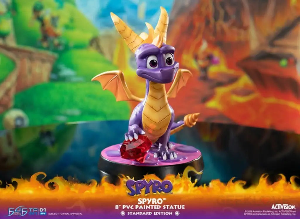 F4F Spyro The Dragon 8" Statue - GeekLoveph