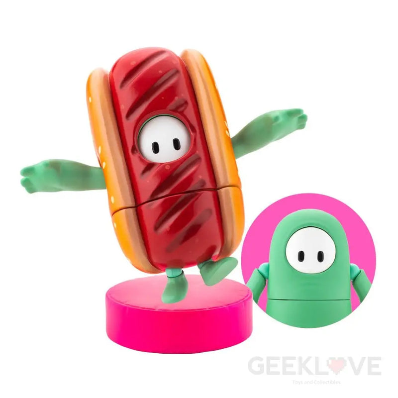 Fall Guys Action Figure Pack 03: Mint Chocolate / Hot Dog Costume