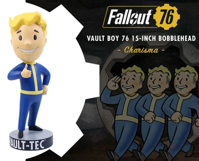 Fallout 76: Vault Boy 76 Charisma 15-Inch Mega Bobblehead