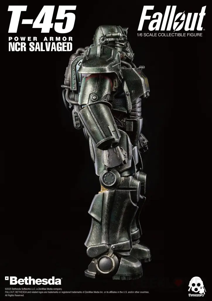 Fallout T-45 NCR Salvaged Power Armor 1/6 Scale Figure - GeekLoveph