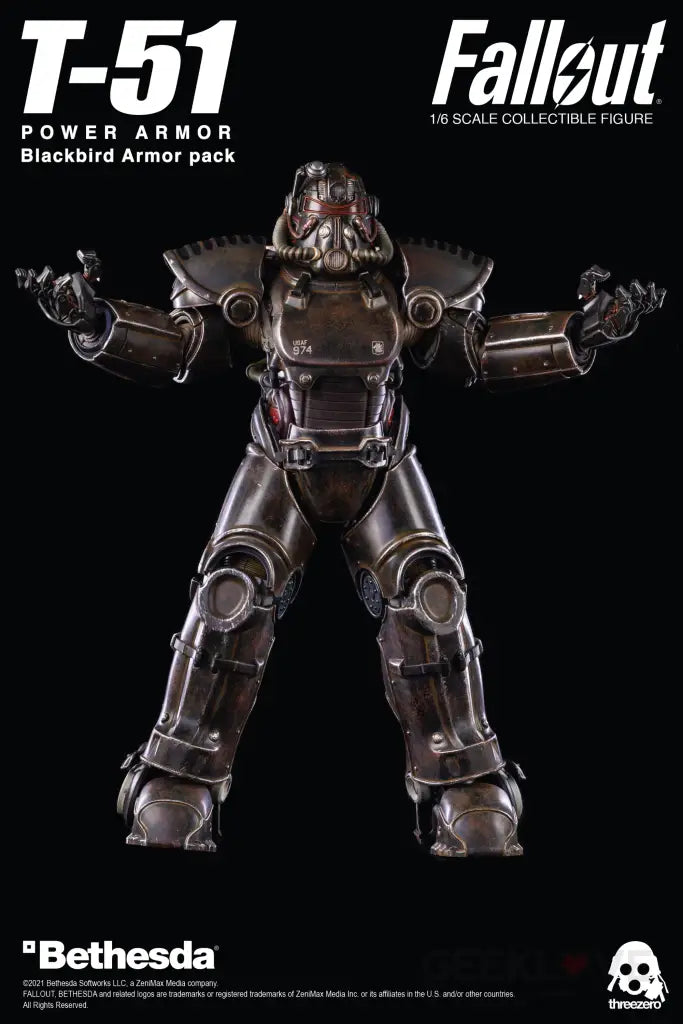 Fallout T-51 Blackbird 1/6 Scale Power Armor Pack - GeekLoveph