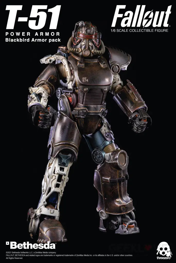Fallout T-51 Blackbird 1/6 Scale Power Armor Pack - GeekLoveph