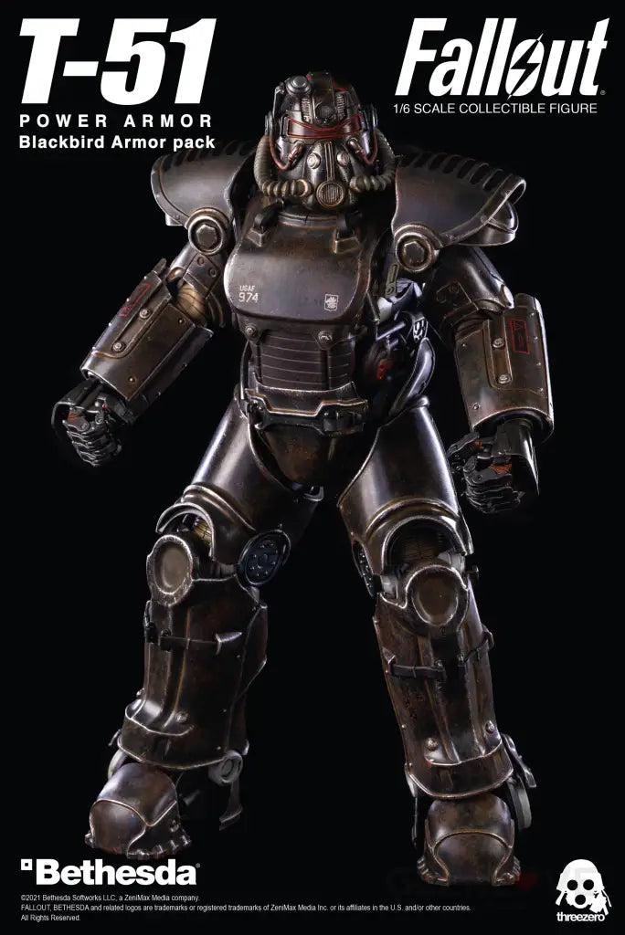 Fallout T-51 Blackbird 1/6 Scale Power Armor Pack - GeekLoveph