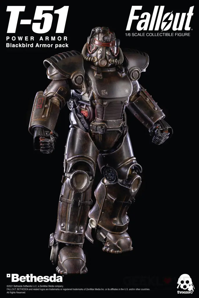 Fallout T-51 Blackbird 1/6 Scale Power Armor Pack - GeekLoveph