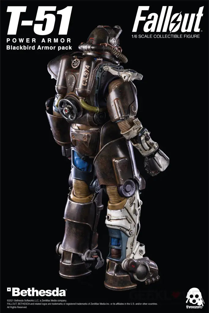 Fallout T-51 Blackbird 1/6 Scale Power Armor Pack - GeekLoveph