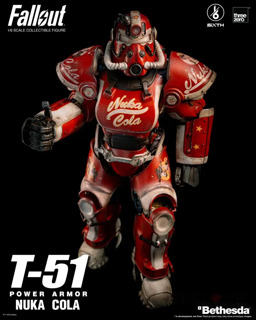 Fallout T - 51 Nuka Cola Power Armor 1/6 Scale Action Figure