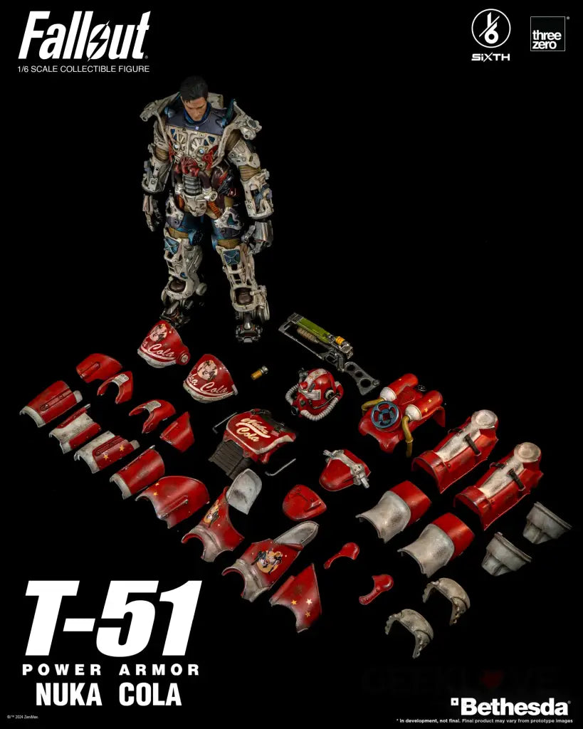 Fallout T - 51 Nuka Cola Power Armor 1/6 Scale Action Figure