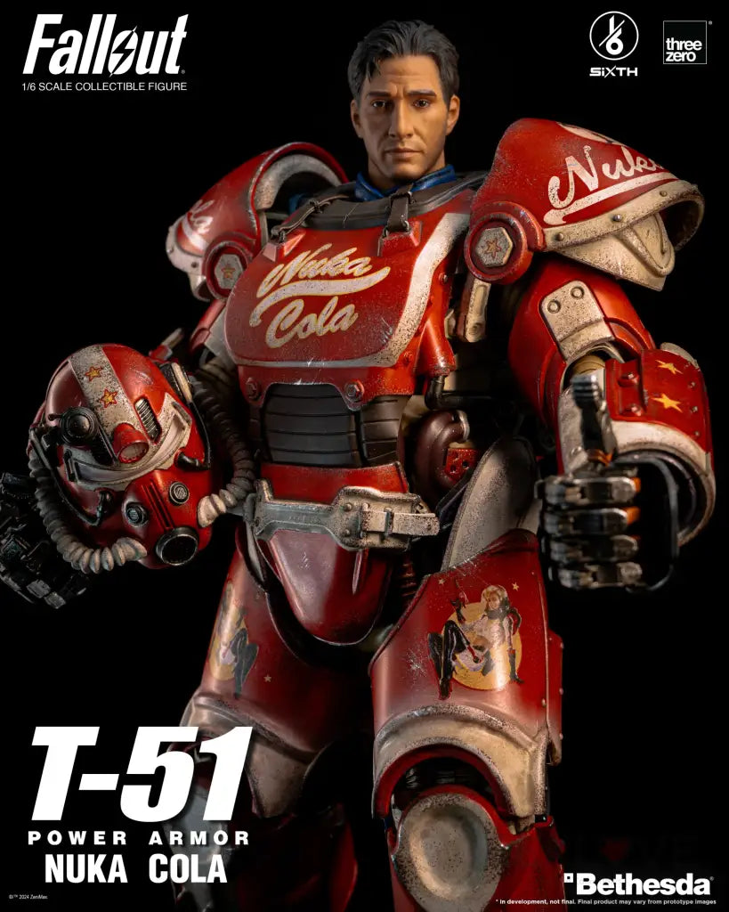 Fallout T - 51 Nuka Cola Power Armor 1/6 Scale Action Figure