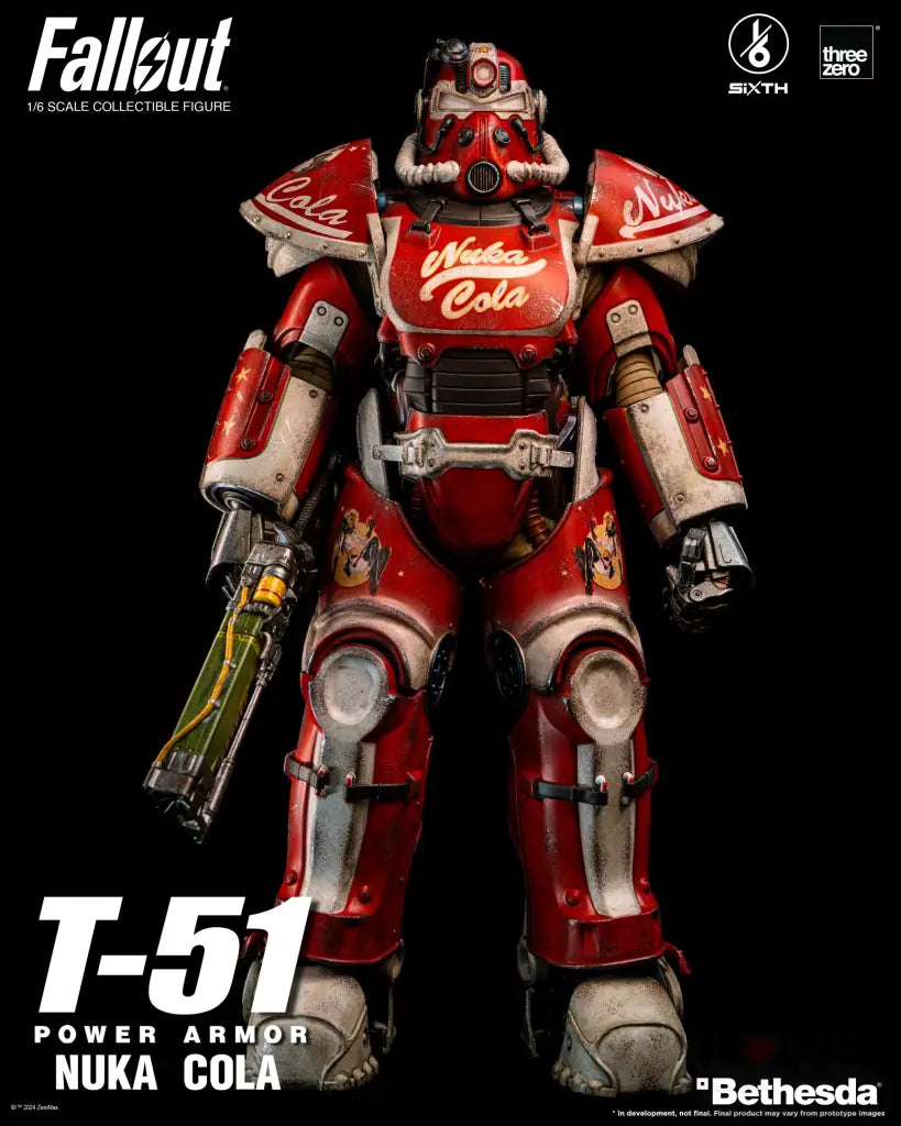 Fallout T - 51 Nuka Cola Power Armor 1/6 Scale Action Figure