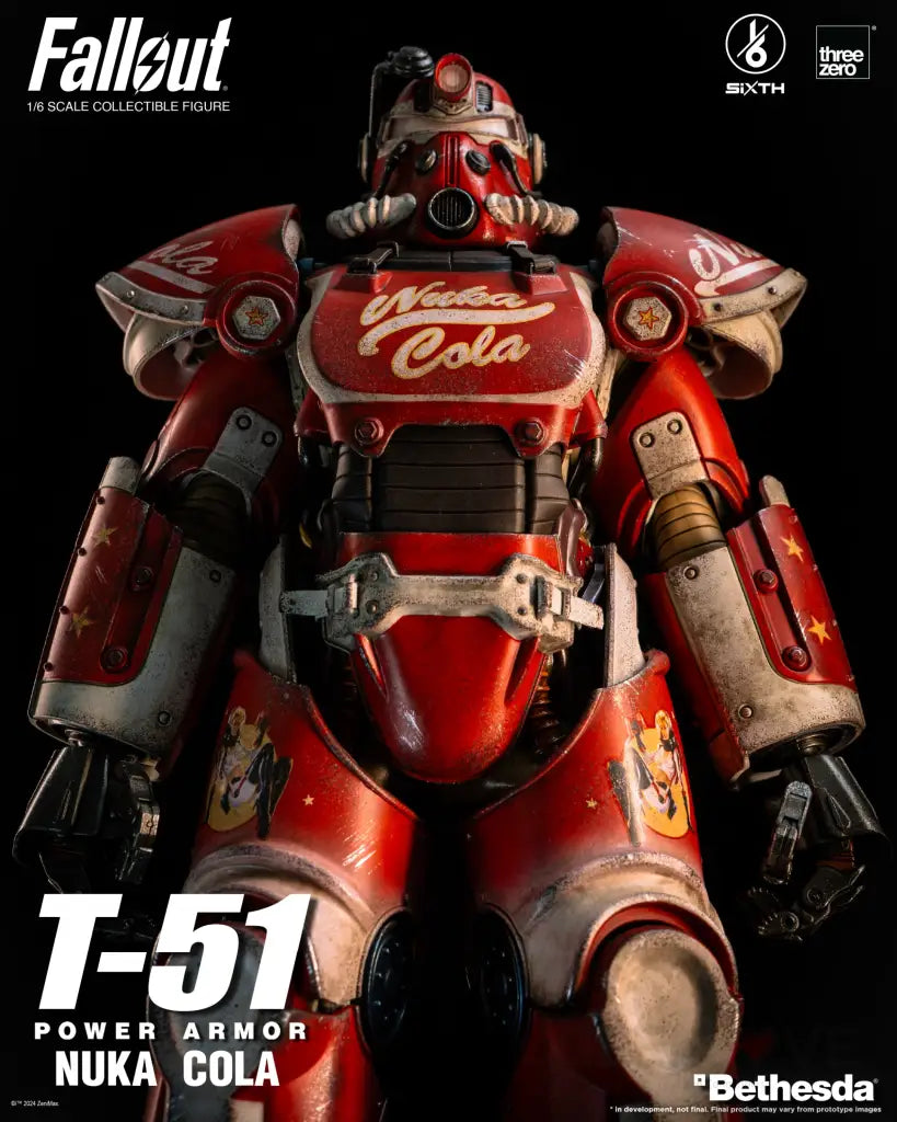 Fallout T - 51 Nuka Cola Power Armor 1/6 Scale Action Figure