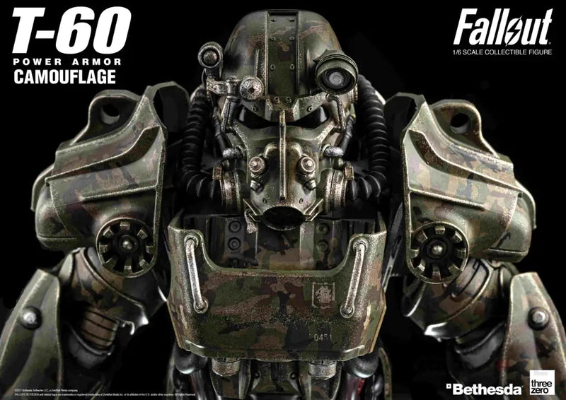 Fallout T-60 Camouflage Power Armor 1/6 Scale Figure