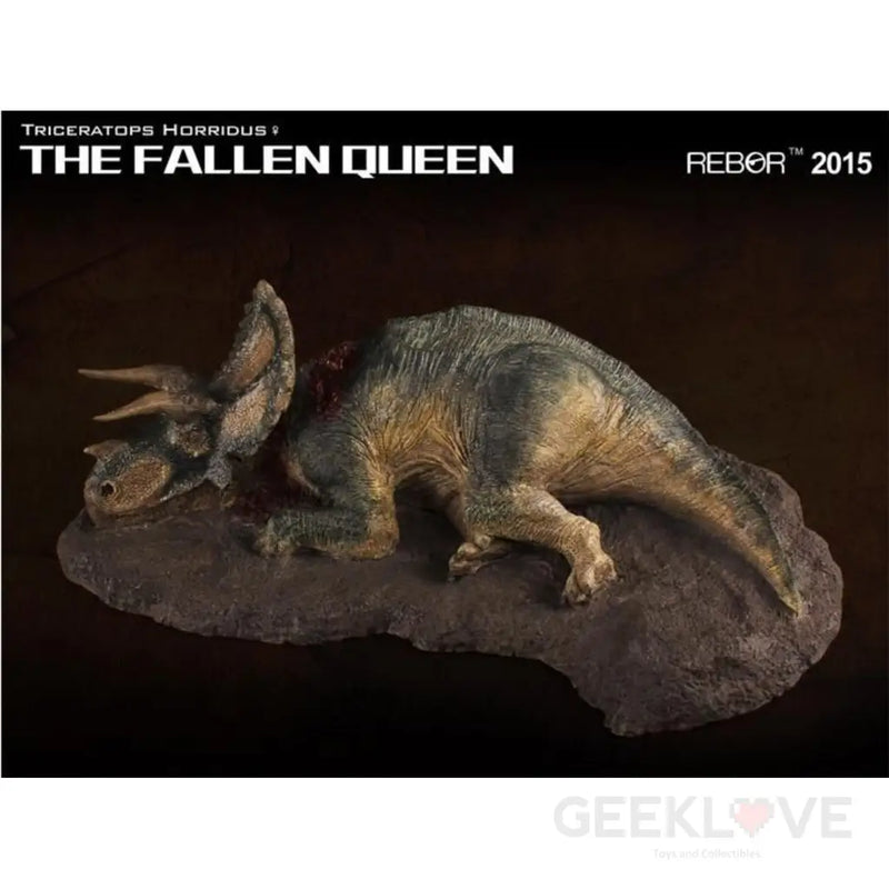 Female Triceratops Horridus Corpse Statue Ver. 2