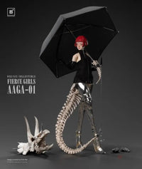Fierce Girls Series Bone Girl / Triceratops Scale Figure
