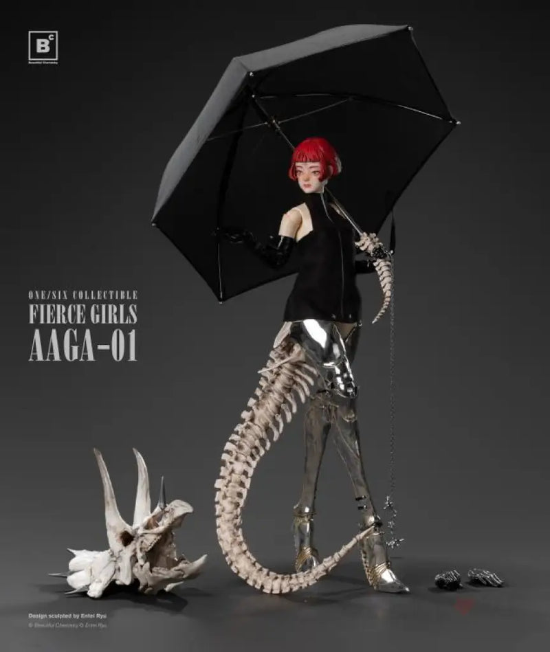 Fierce Girls Series BONE GIRL / TRICERATOPS