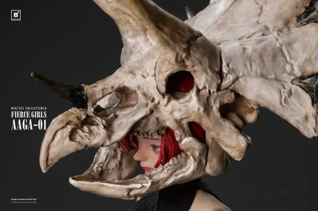 Fierce Girls Series Bone Girl / Triceratops Scale Figure