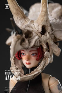Fierce Girls Series Bone Girl / Triceratops Scale Figure