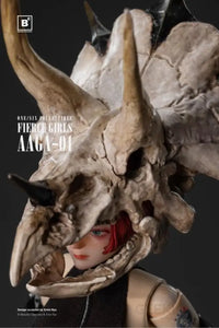 Fierce Girls Series Bone Girl / Triceratops Scale Figure