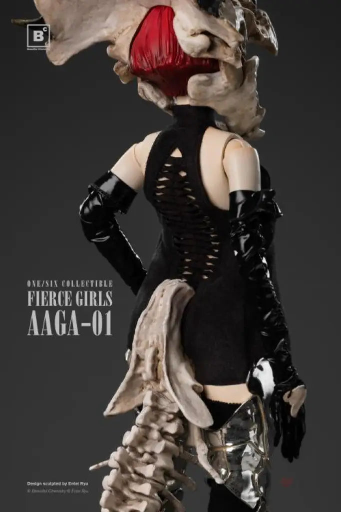 Fierce Girls Series Bone Girl / Triceratops Scale Figure
