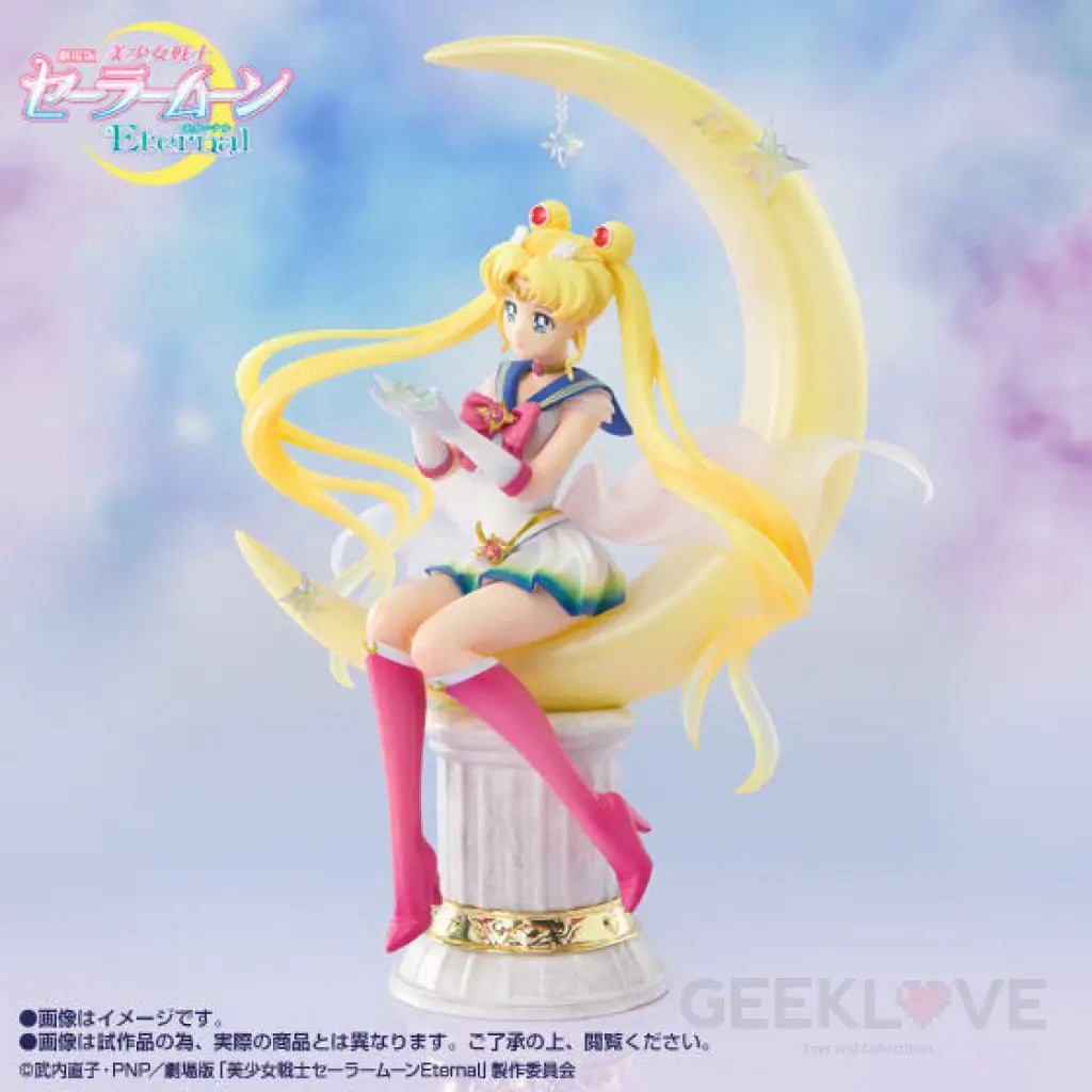FiguartsZERO Chouette Super Sailor Moon - Bright Moon & Legendary Silver Crystal - GeekLoveph