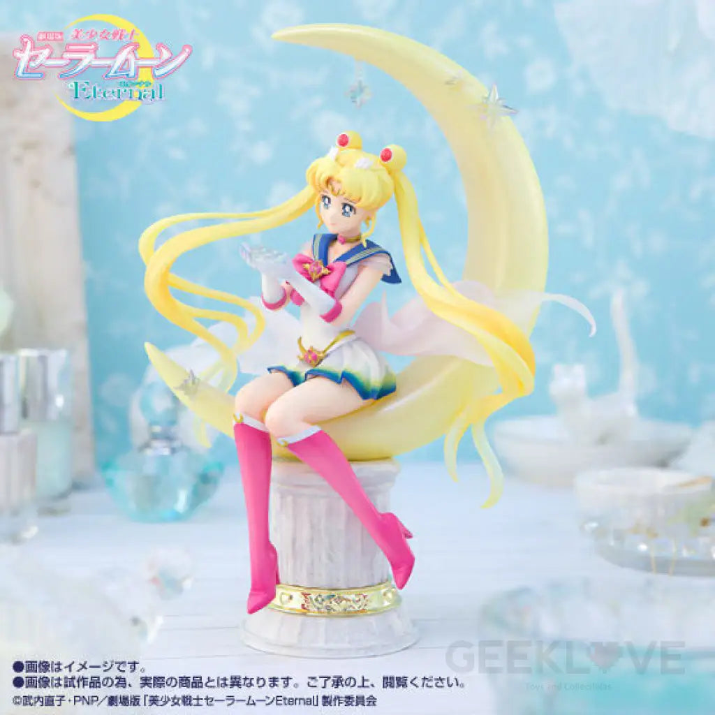 FiguartsZERO Chouette Super Sailor Moon - Bright Moon & Legendary Silver Crystal - GeekLoveph