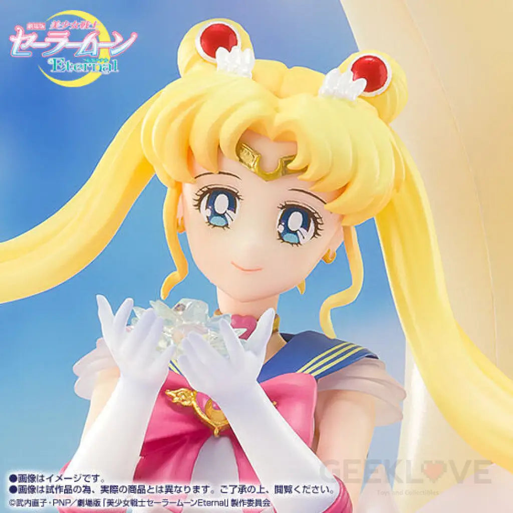 FiguartsZERO Chouette Super Sailor Moon - Bright Moon & Legendary Silver Crystal - GeekLoveph