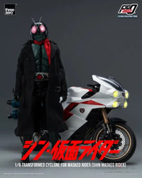 Figzero Shin Masked Rider Transformed Cyclone 1/6 Scale Action Figure