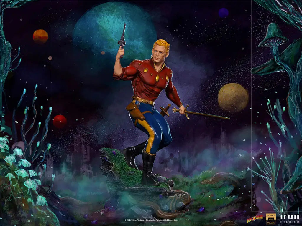 Flash Gordon Deluxe 1/10 Art Scale Statue - GeekLoveph